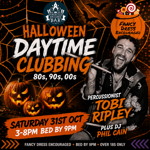 🎃 Halloween Daytime Clubbing is BACK! 🎃 Get ready for Garforth's Halloween party... in the daytime!